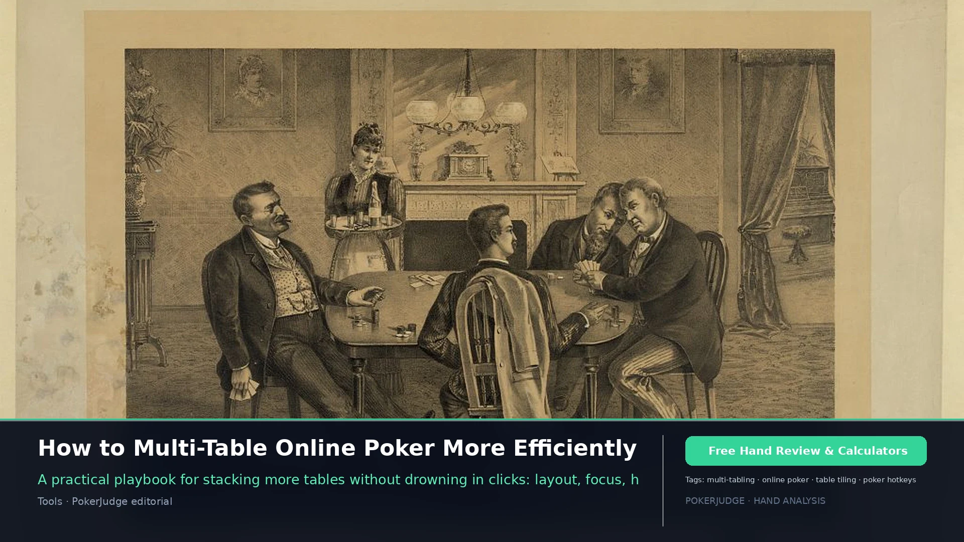 How to Multi-Table Online Poker More Efficiently (2026) | PokerJudge