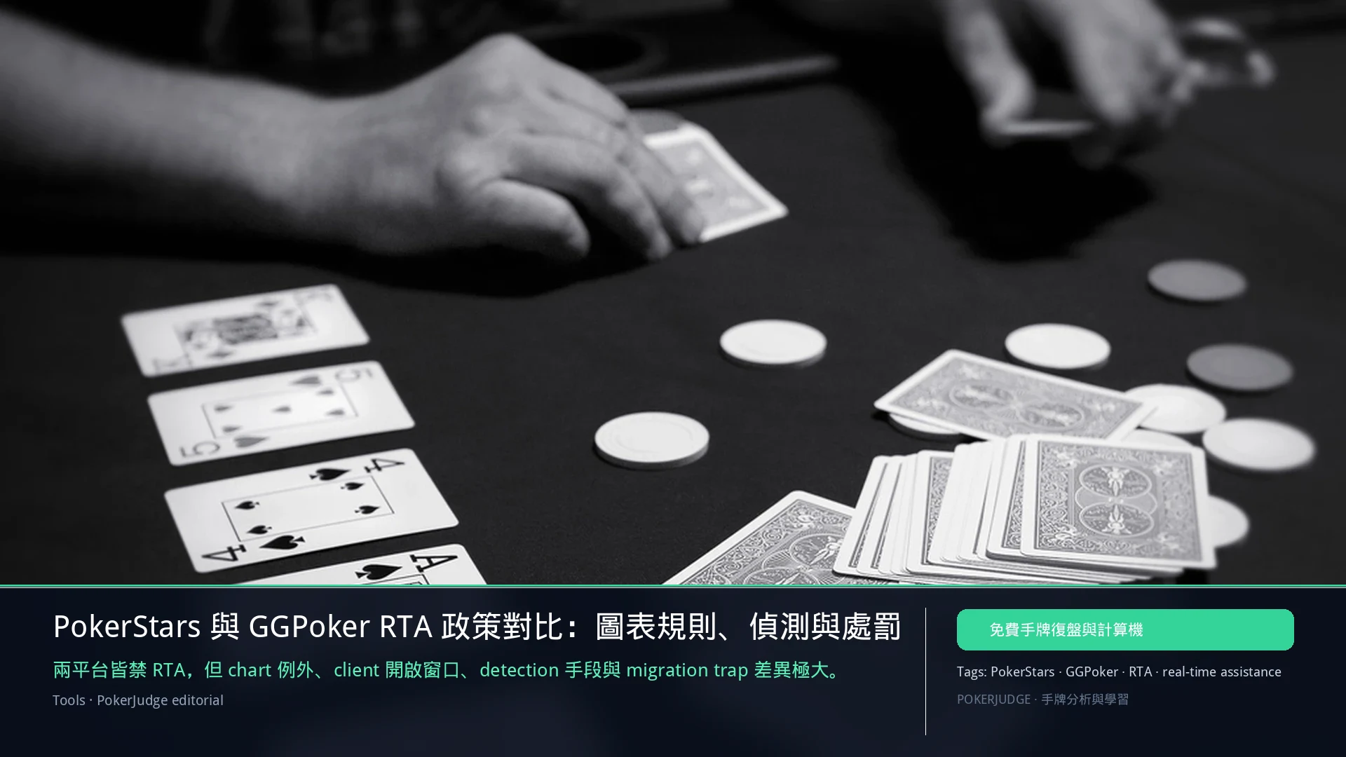 PokerStars 與 GGPoker RTA 政策對比：圖表規則、偵測與處罰 | PokerJudge