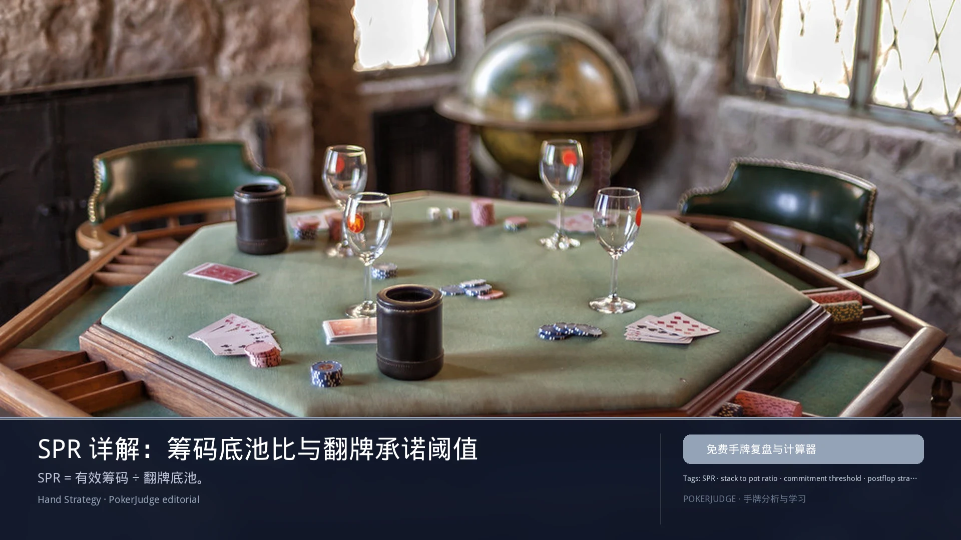 SPR 指南:翻牌承诺阈值与筹码底池比 | PokerJudge